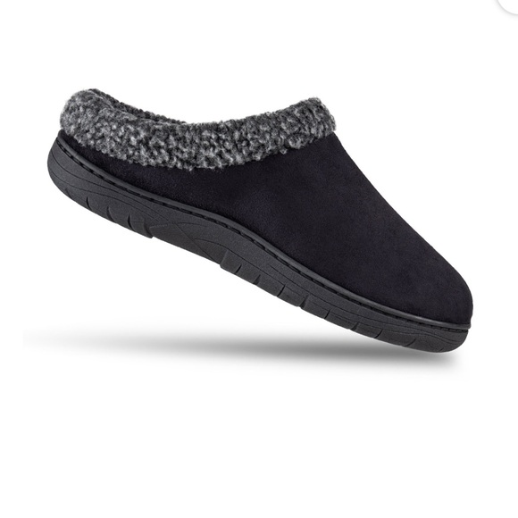 Haggar Men's Open Back Memory Foam Padded Clog Slippers SIZE XL (11-12) - Picture 2 of 13